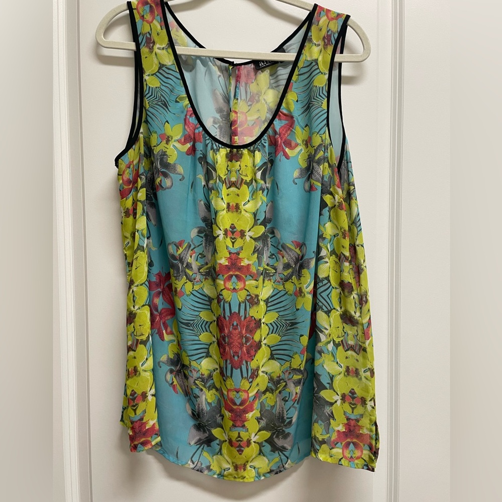 a.n.a Multicolor Floral Tank Top